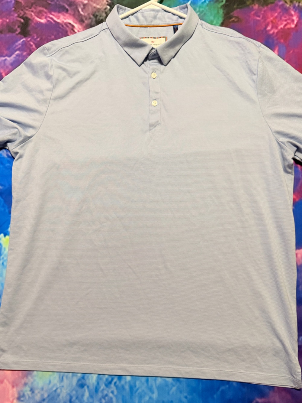 Men's Light Blue Gray Short-Sleeve Shirt - Classic Casual